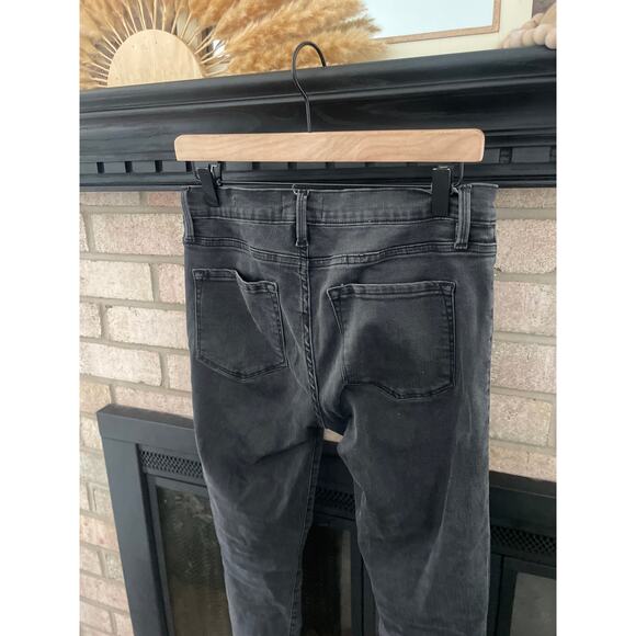 FRAME La Garcon Black Straight Leg Jeans Size 25 - Picture 10 of 10